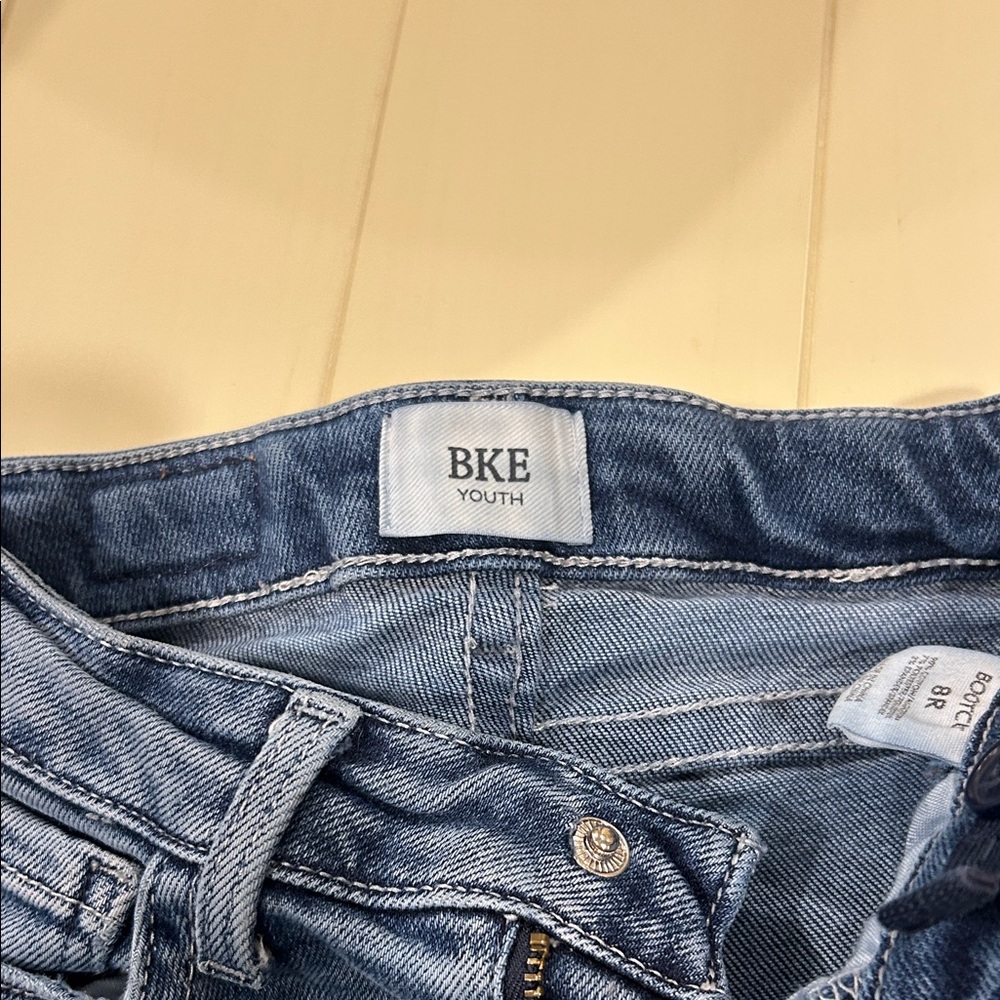 BKE Youth Women's Medium Blue Skinny Jeans